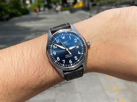 iwc mark xviii blue|iwc spitfire vs mark xviii.